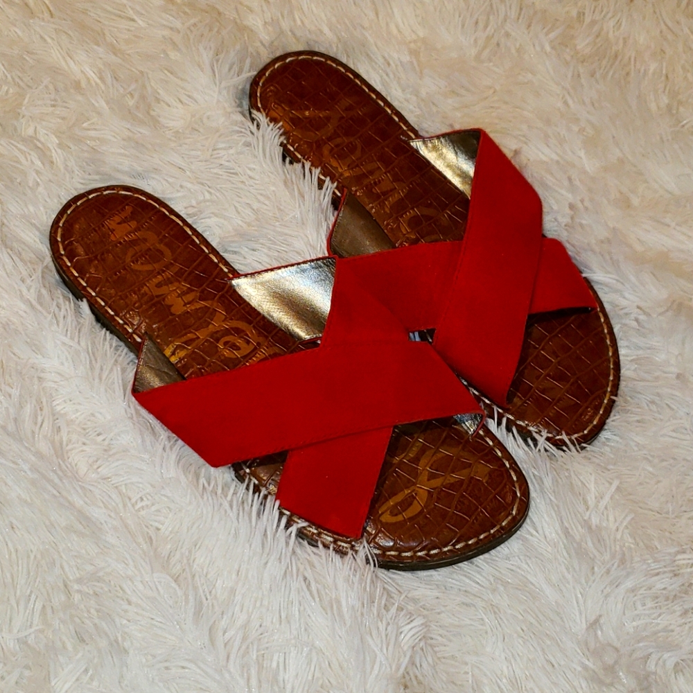 Red Sam Edelman sandal